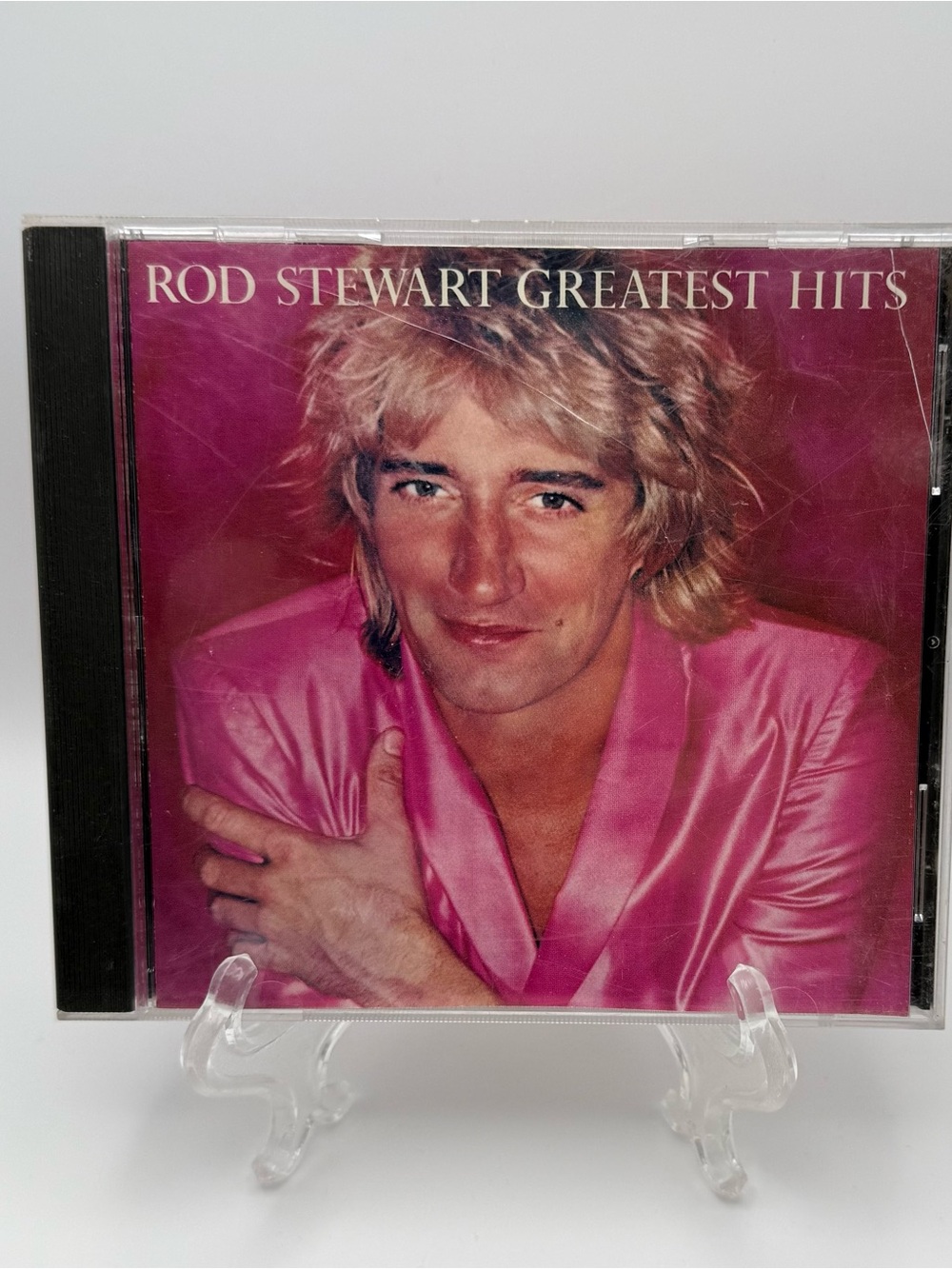 Warner Bros. CD Back Cover – Deep Magenta and Burgundy
